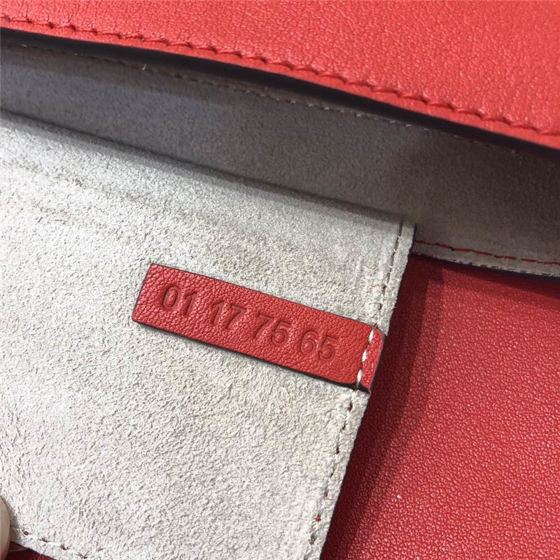 chloe faye mini crossbody bag red - Image 9