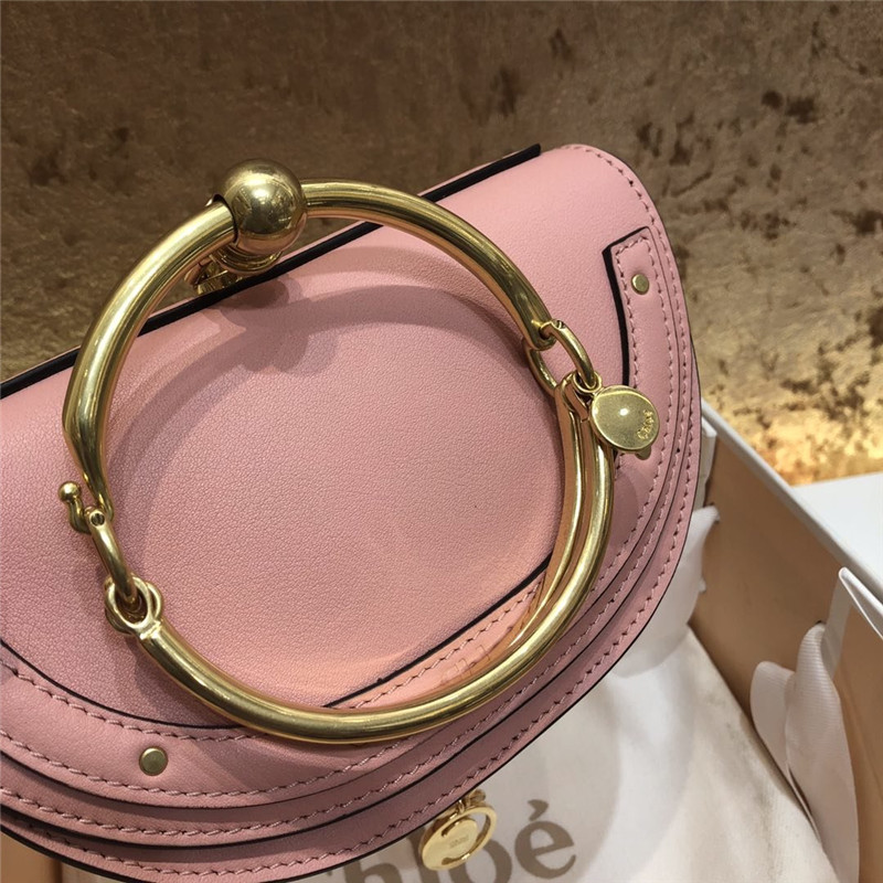 chloe nile minaudiere biscotti beige bag pink - Image 2
