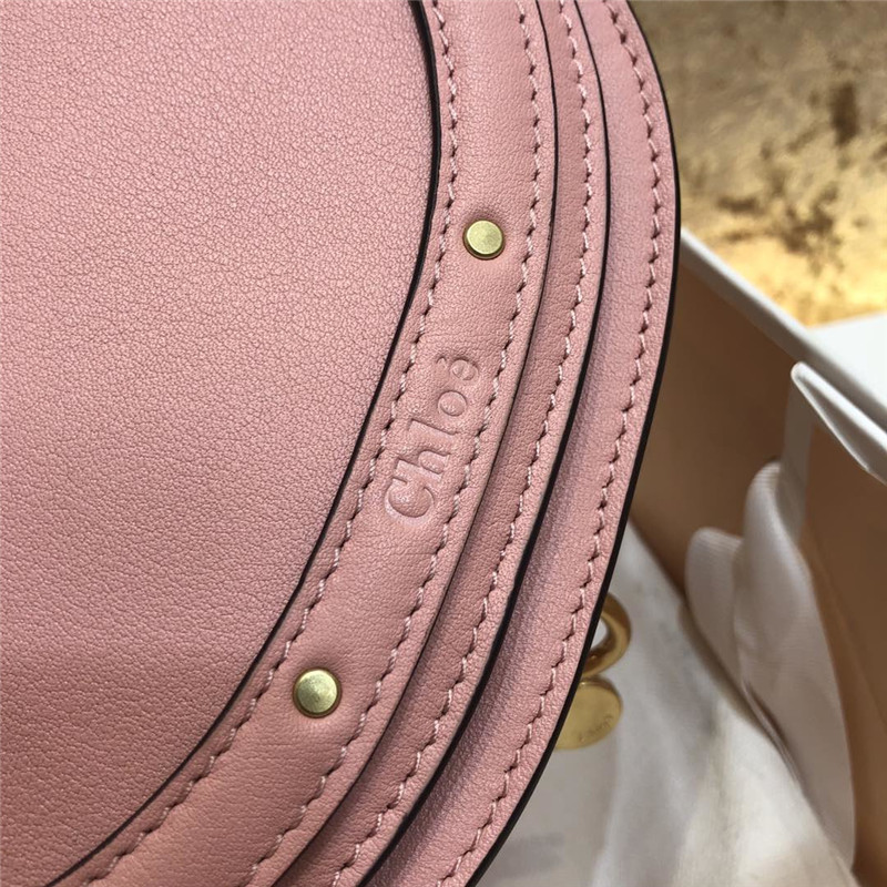 chloe nile minaudiere biscotti beige bag pink - Image 4