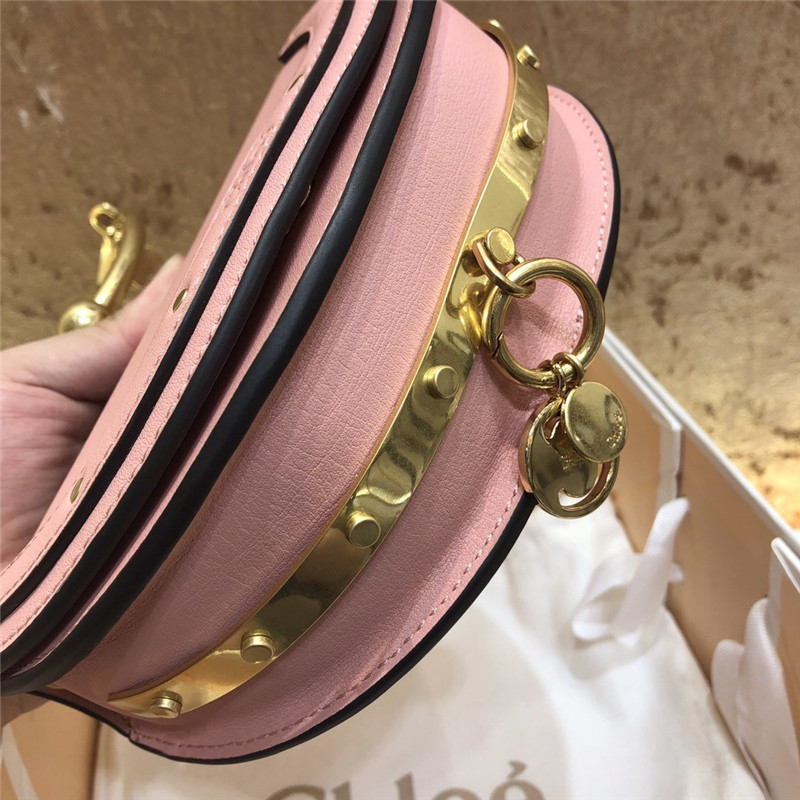 chloe nile minaudiere biscotti beige bag pink - Image 3