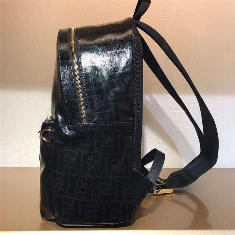 Fendi Black FF Big Backpack - Image 3