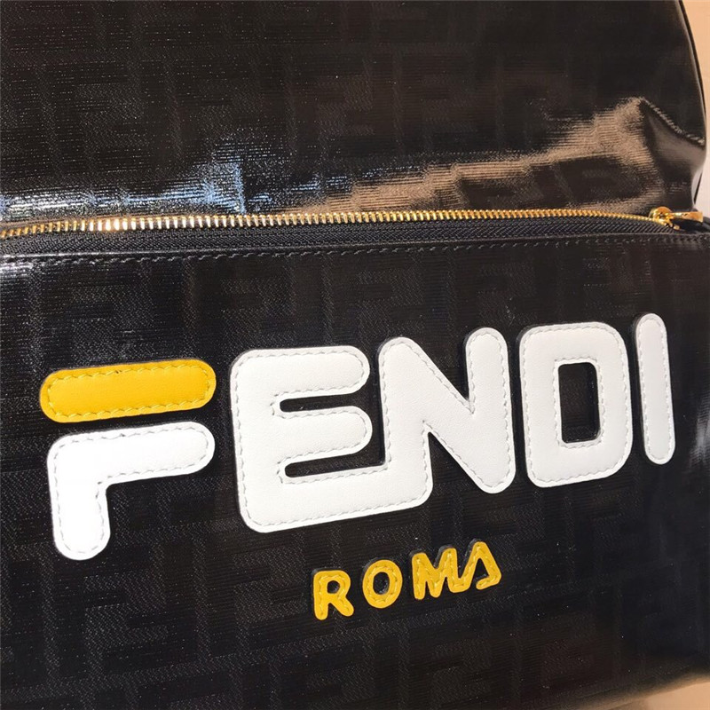 Fendi Black FF Big Backpack - Image 5