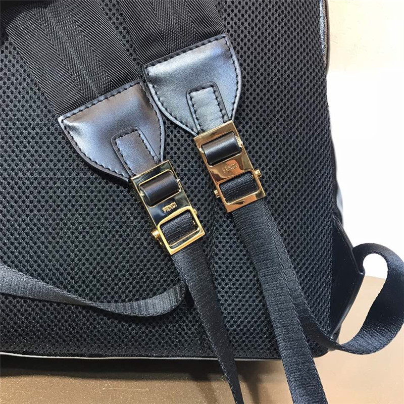 Fendi Black FF Big Backpack - Image 6