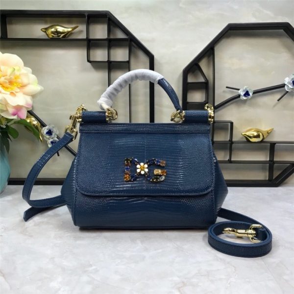 Dolce & Gabbana D&G Bag Sicily Leather Shoulder Bag Lady