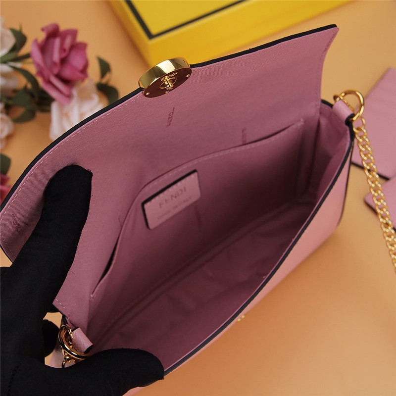Fendi three-piece wallet pink - Image 6