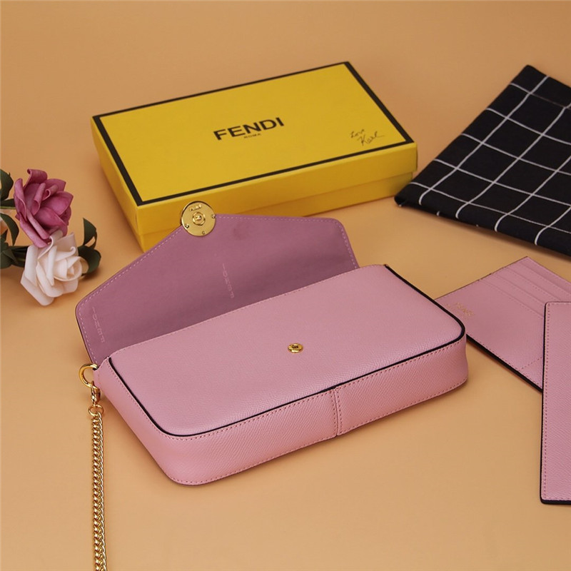 Fendi three-piece wallet pink - Image 4