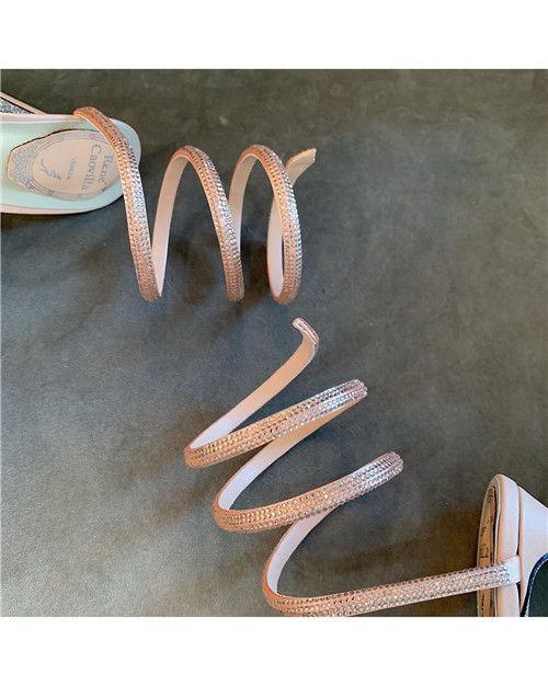 rene caovilla snake sandals - Image 6