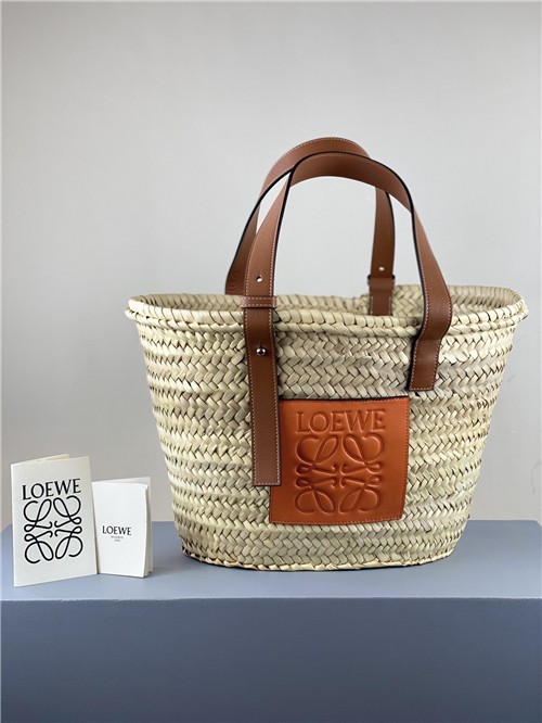 Loewe Straw Vegetable Basket replica bags