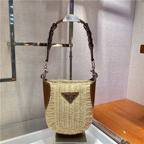 prada woven bag