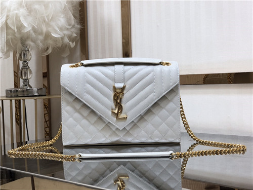 ysl envelope medium white