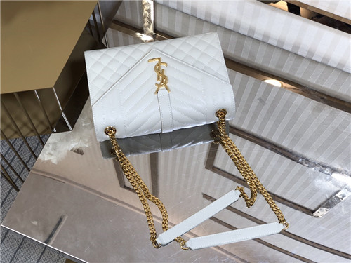 ysl envelope medium white - Image 7