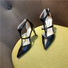jimmy choo saoni 100 leather pumps