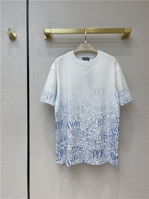 dior print short tshirt