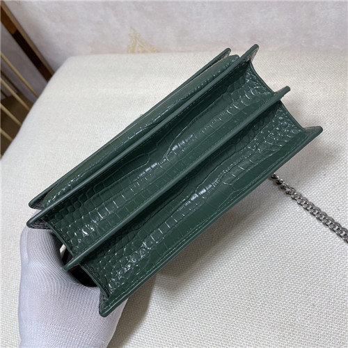 ysl crocodile leather shoulder bag - Image 4