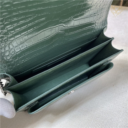 ysl crocodile leather shoulder bag - Image 6