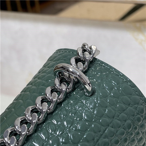 ysl crocodile leather shoulder bag - Image 8