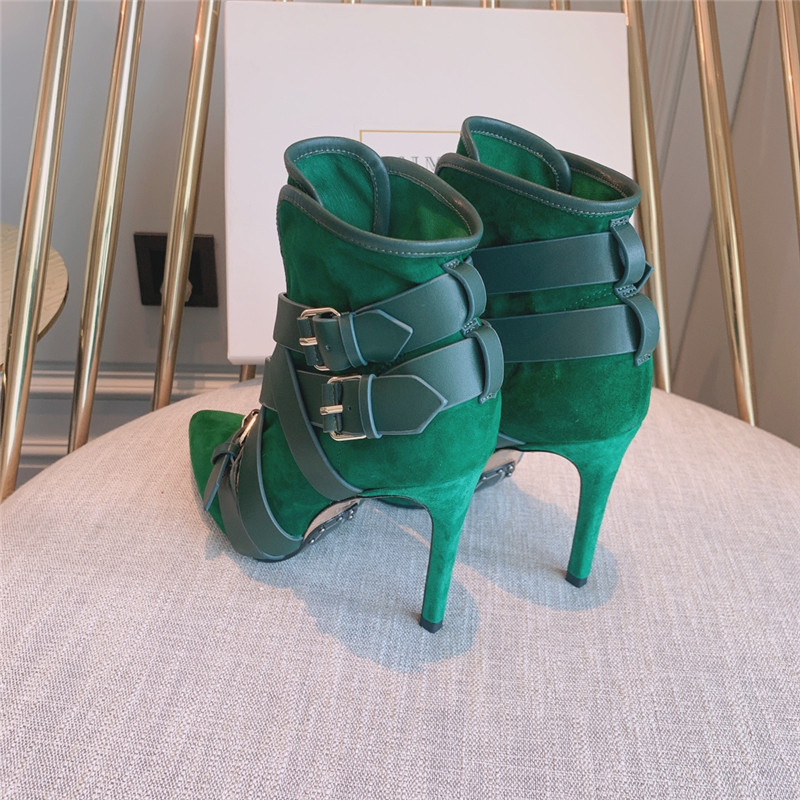 balmain pointed toe belt buckle boots - Image 5