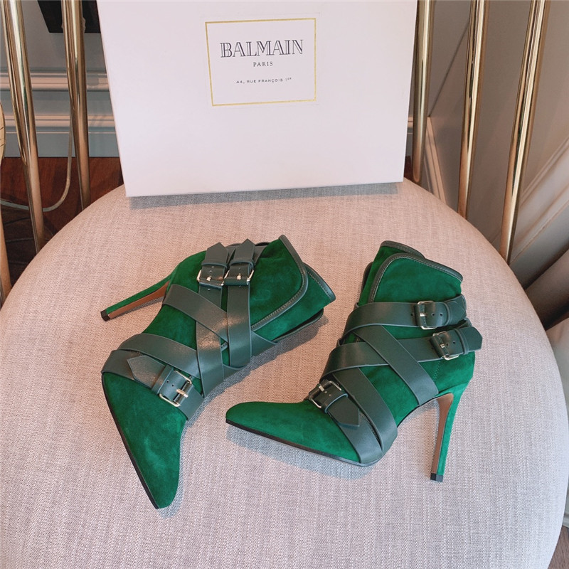 balmain pointed toe belt buckle boots - Image 6