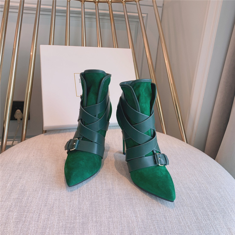 balmain pointed toe belt buckle boots - Image 8