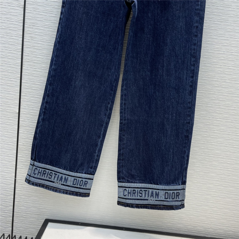 dior straight-leg jeans - Image 5