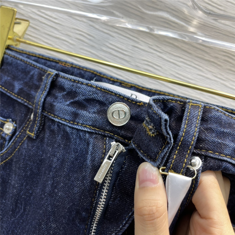 dior straight-leg jeans - Image 6