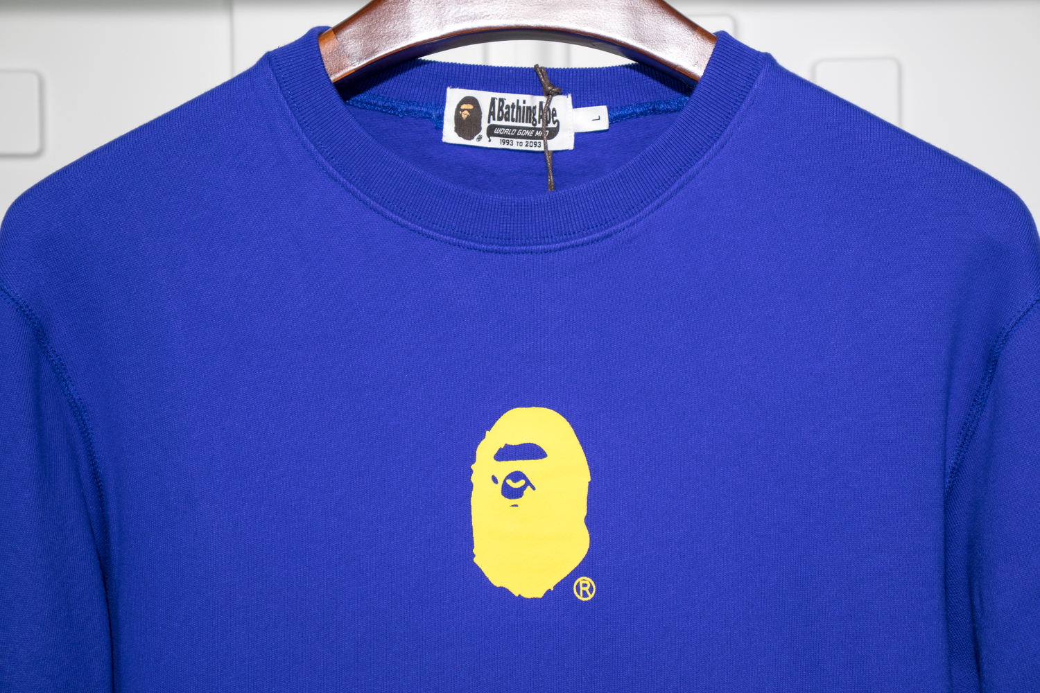 BAPE A BATHING APE SWEATSHIRT-BLUE REPLICA - Image 3