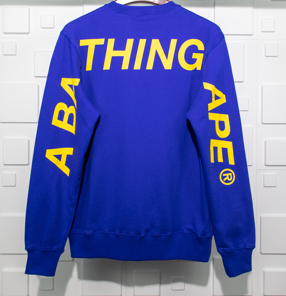 BAPE A BATHING APE SWEATSHIRT-BLUE REPLICA - Image 2
