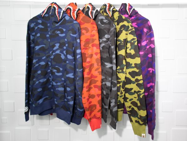 A Bathing Ape Bape Shark 1st Camo Hoodie [5 Colorway] Replica
