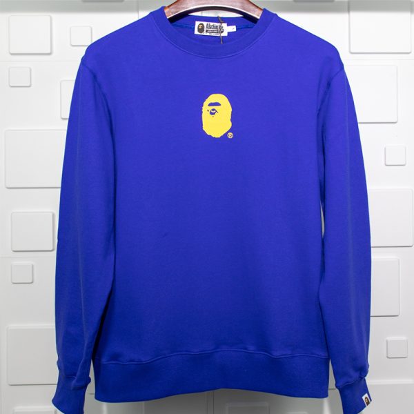 BAPE A BATHING APE SWEATSHIRT-BLUE REPLICA