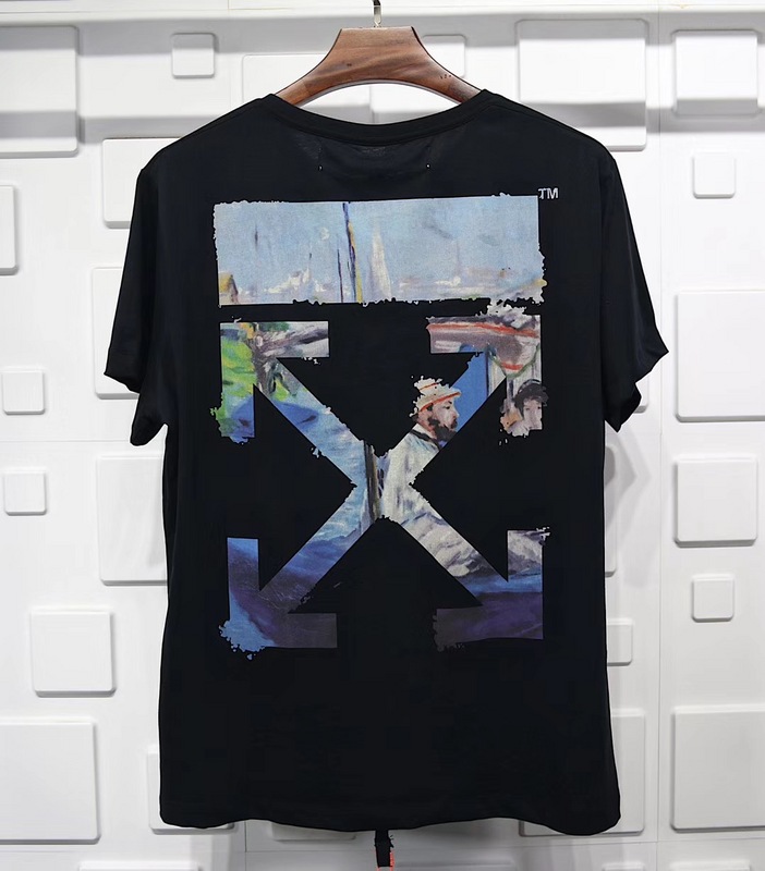 Off white online oil painting crewneck