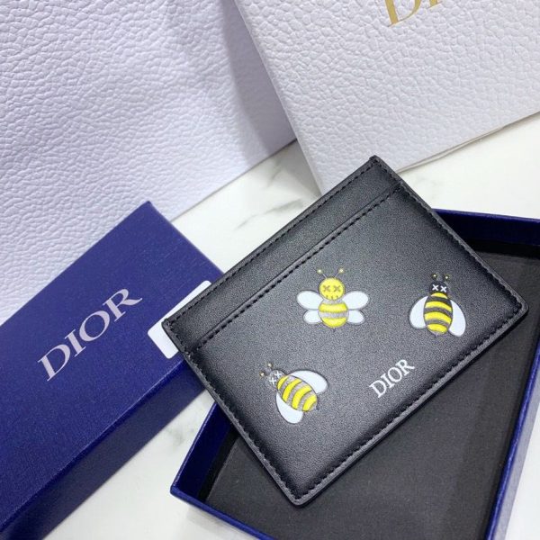 Dior Bee Printed Card Holder