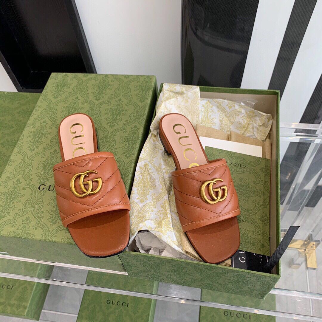 Gucci Women's Slide With Double G