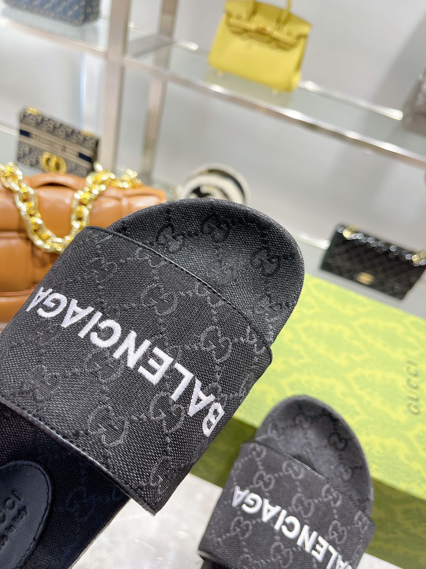 Gucci latest Balenciaga collaboration Spring Summer 2024 slippers - Image 6