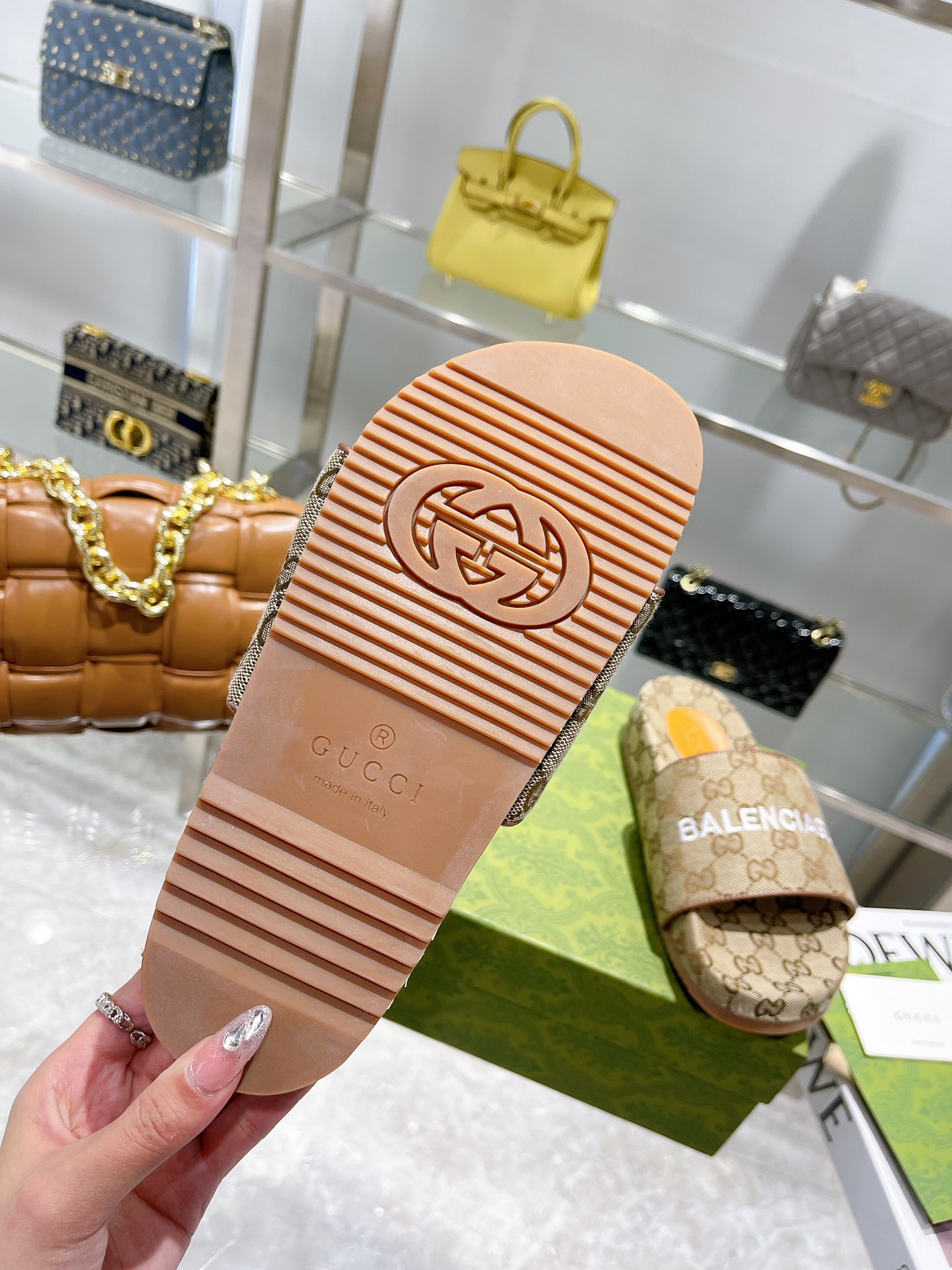 Gucci latest Balenciaga collaboration Spring Summer 2024 slippers A - Image 11