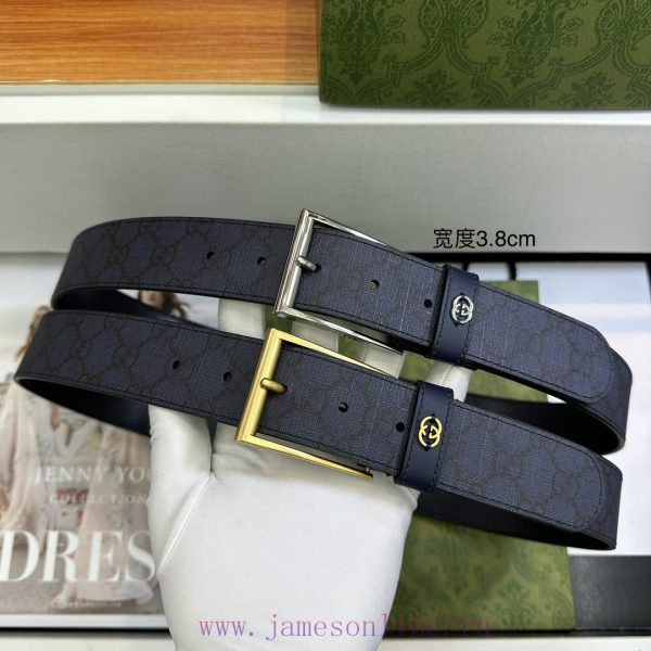 Reproduction, delivery of full set GUCCI Gucci,    Size 3.8cm, with one side featuring a dee blubak5j