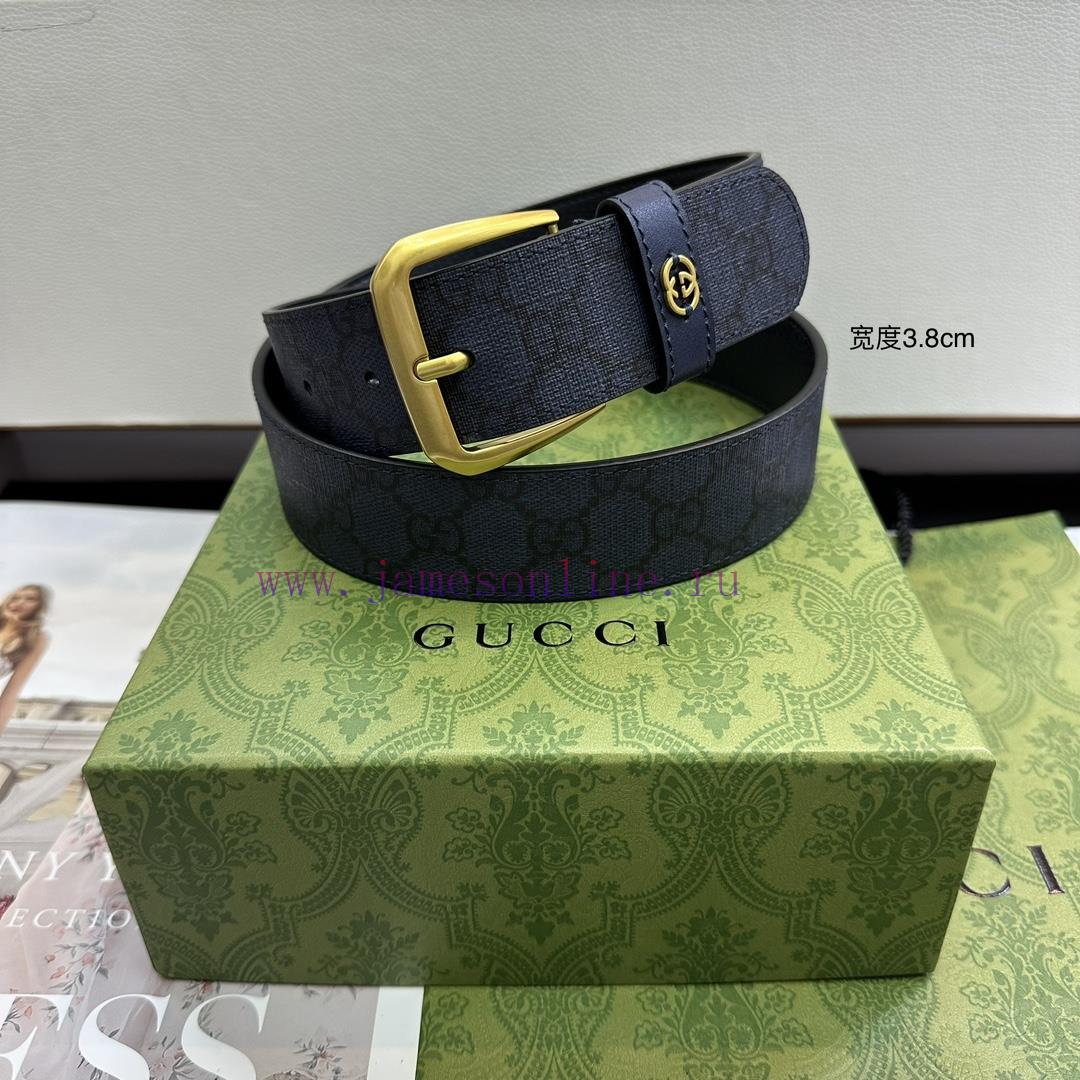Reproduction, delivery of full set GUCCI Gucci, Size 3.8cm, with one side featuring a dee f8vlv04s - Image 3
