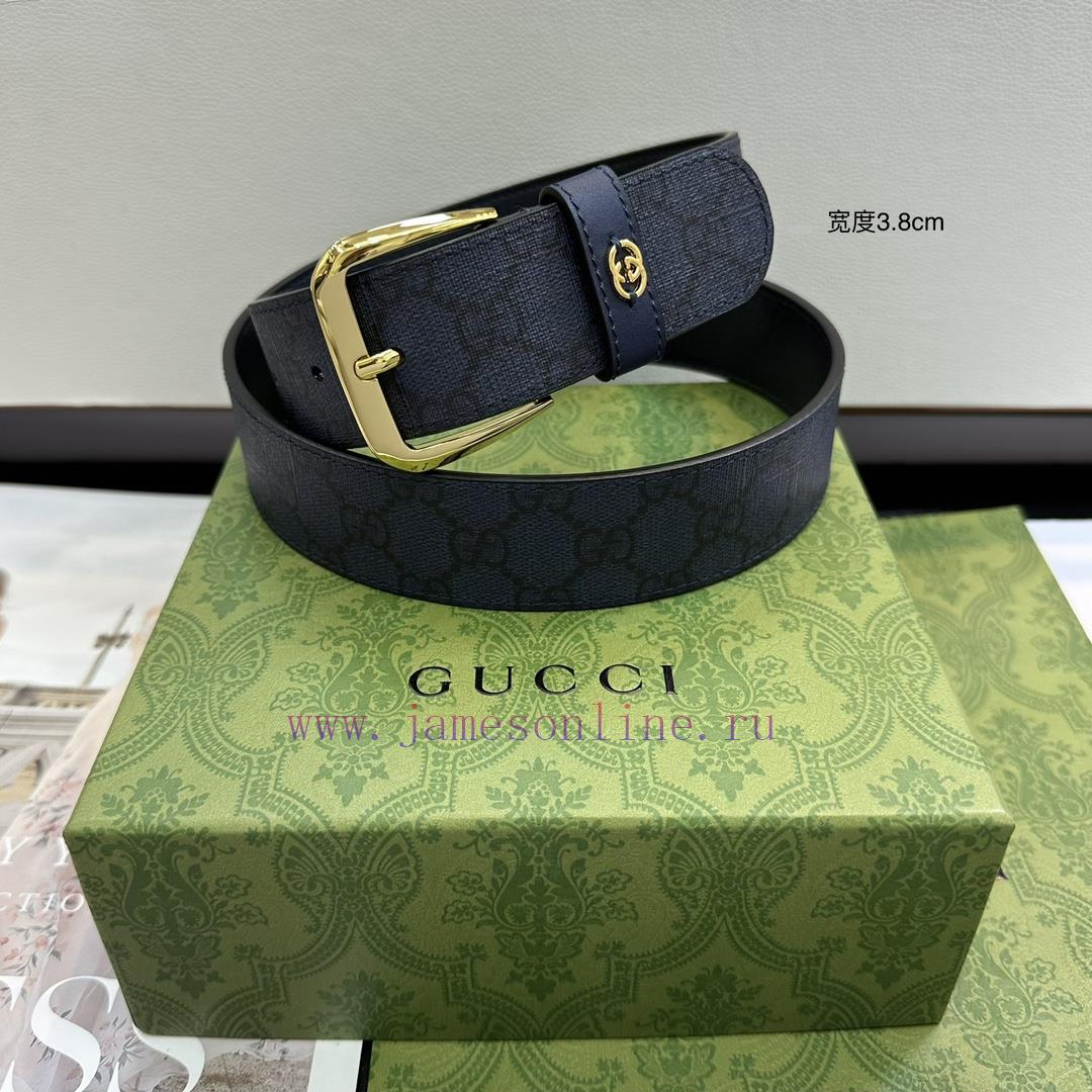 Reproduction, delivery of full set GUCCI Gucci, Size 3.8cm, with one side featuring a dee fwshkirv - Image 3