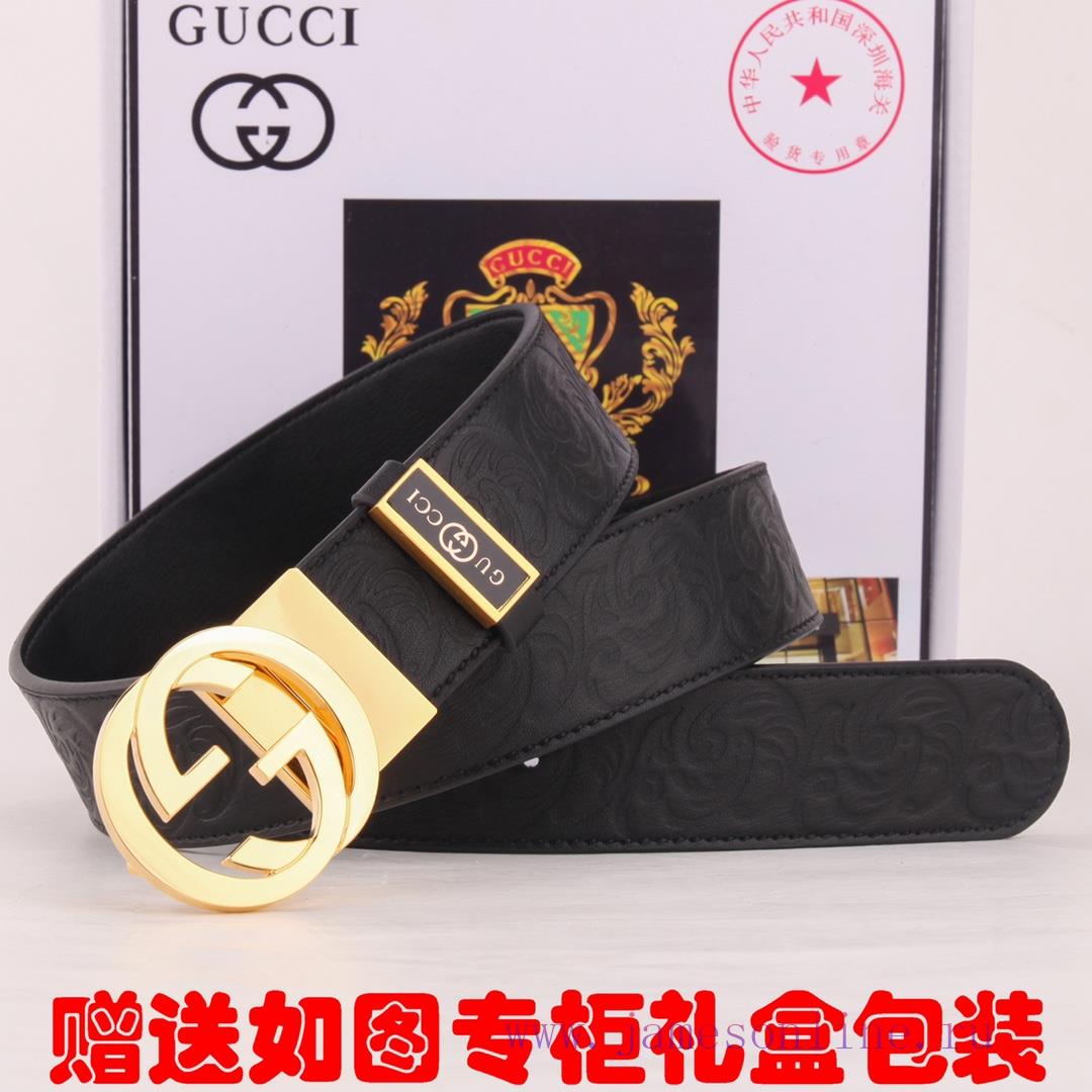 Belt Gucci Gucci double-sidedBelt made of 100% head layer cowhide, rotatable, dual color bel rcehpe38 - Image 3