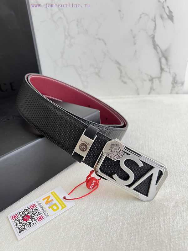 Versace. Versace Belt and BeltsHanging buckle, classic human head made of pure steel materia tkfduq8i