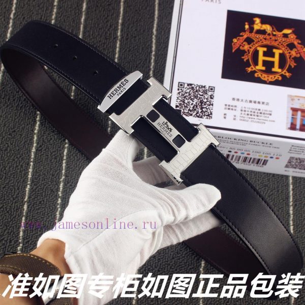 Belt Hermes Her...mes️The waistband is made of 100% cowhide, ensuring genuine leather. The 2 ltammteq