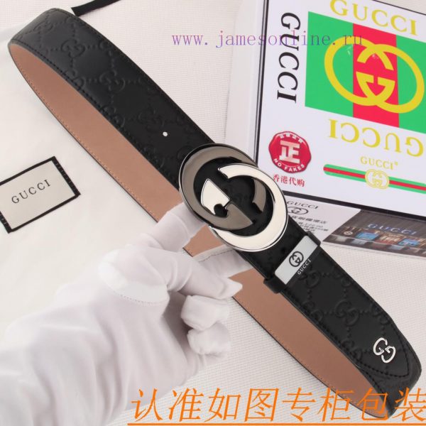 Belt and belt Gucci leather beltMen's belt material: 100% head layer cowhide belt, guarantee 9stlypz2
