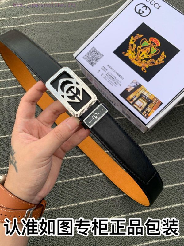 Belt Gucci Gucci automatic buckleThe waistband is made of 100% cowhide, ensuring the same qu v38ncwqu