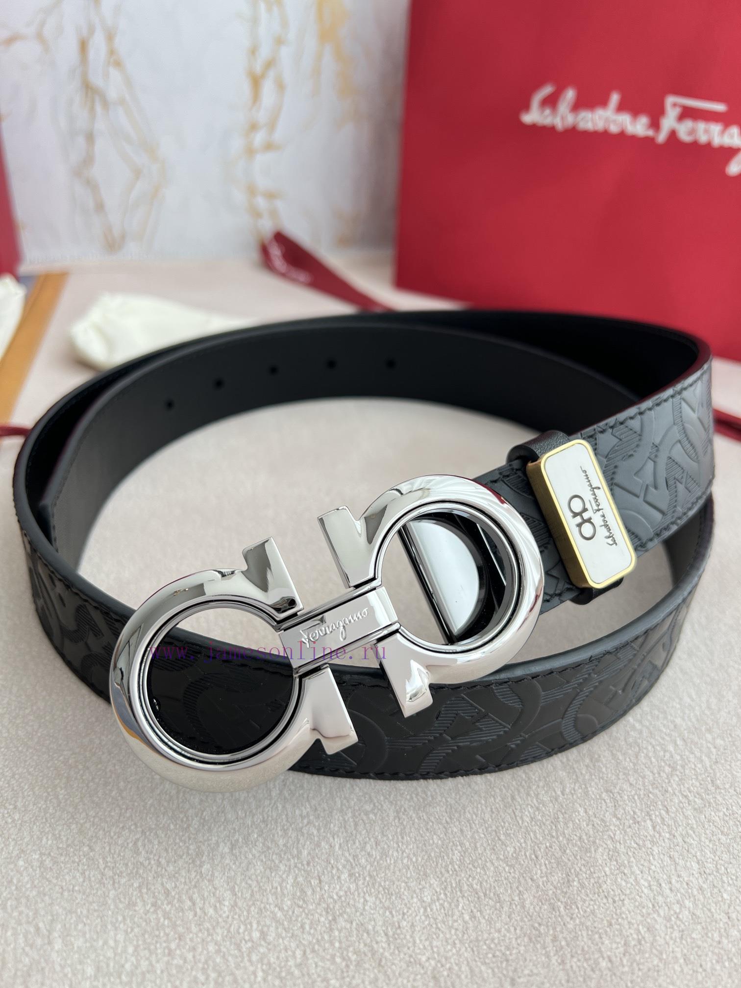 Ferragamo Ferrgamo ️ Belt and beltHanging buckle, classic hanging buckle made of pure copper vnfg7x2d