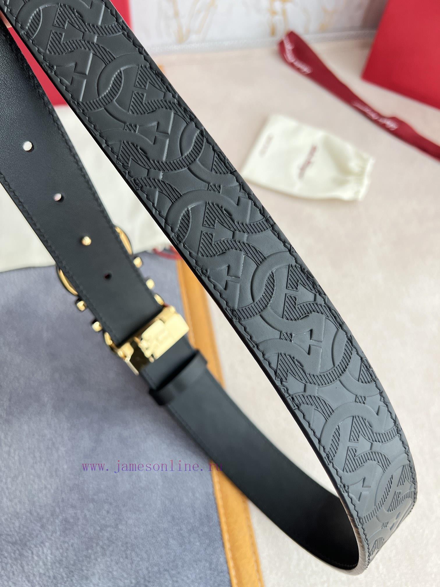 Ferragamo Ferrgamo ️ Belt and beltHanging buckle, classic hanging buckle made of pure copper itl20glb - Image 6