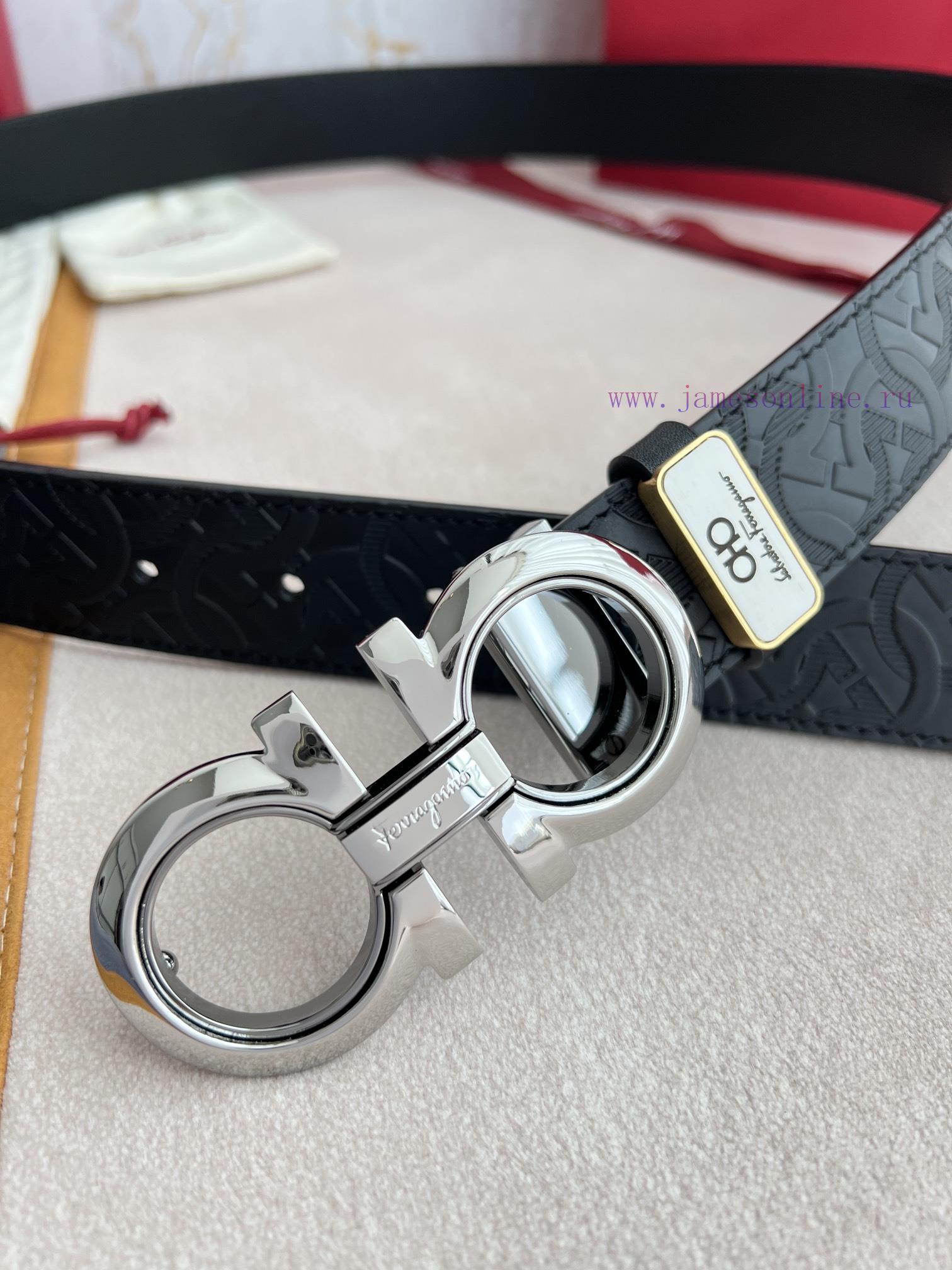 Ferragamo Ferrgamo ️ Belt and beltHanging buckle, classic hanging buckle made of pure copper vnfg7x2d - Image 8