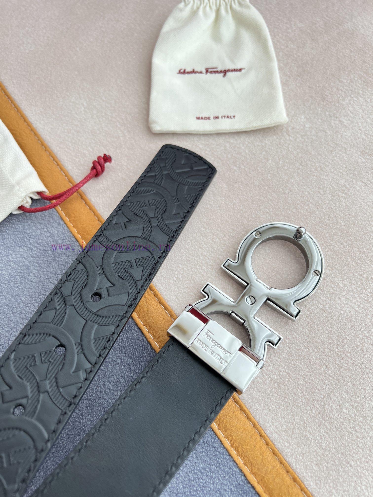 Ferragamo Ferrgamo ️ Belt and beltHanging buckle, classic hanging buckle made of pure copper vnfg7x2d - Image 9