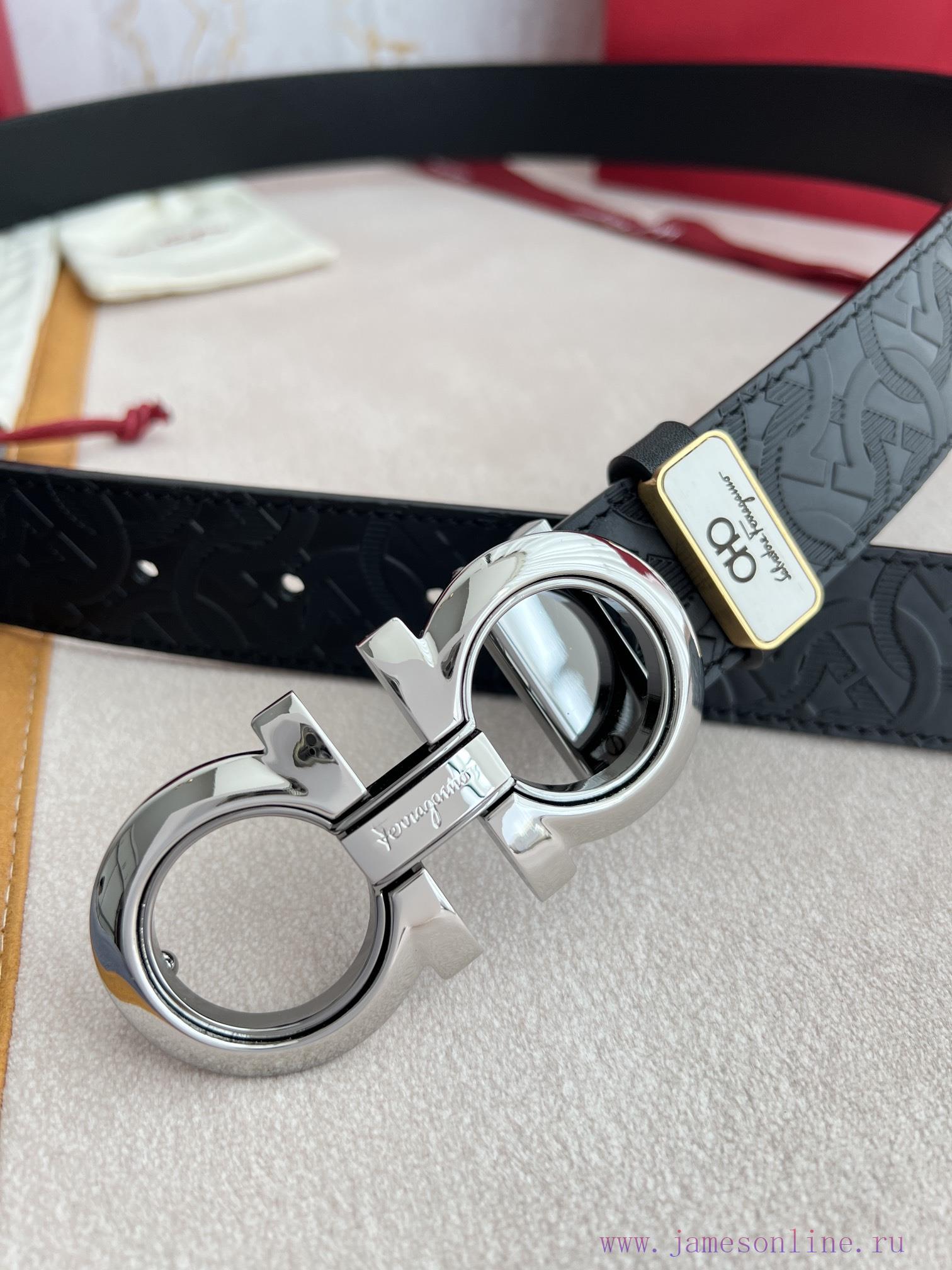 Ferragamo Ferrgamo ️ Belt and beltHanging buckle, classic hanging buckle made of pure copper t4wmxm8b - Image 7