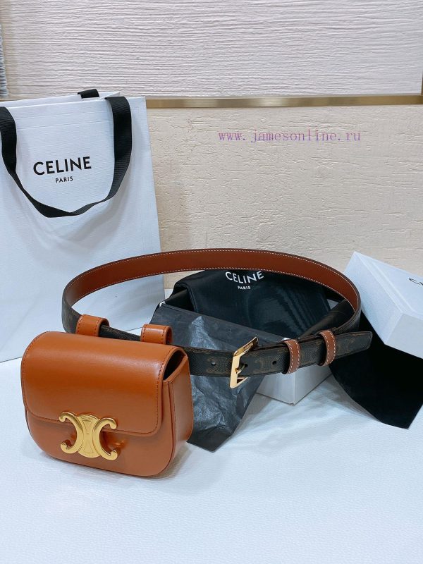 Celine Mini Belt Bag Celine Triumphal Arch Mini Waist BagAuthentic replica, with perfect det uk5o82oo