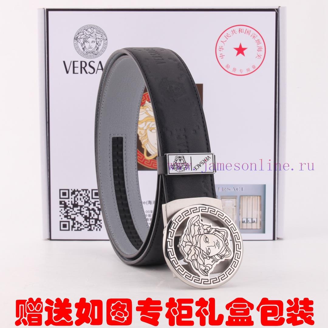 Belt Versace Ver... ️ Automatic deductionBelt made of 100% head layer cowhide, automatically l8cm6hfb
