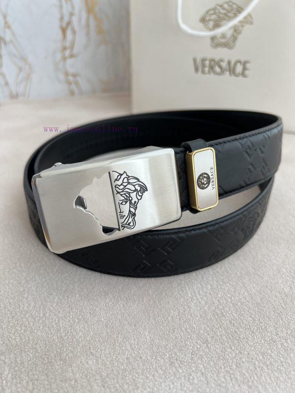 Versace Versace. ️ Belt and belt automatic beltAutomatic carrying, classic head buckle made 3rg9p3ns